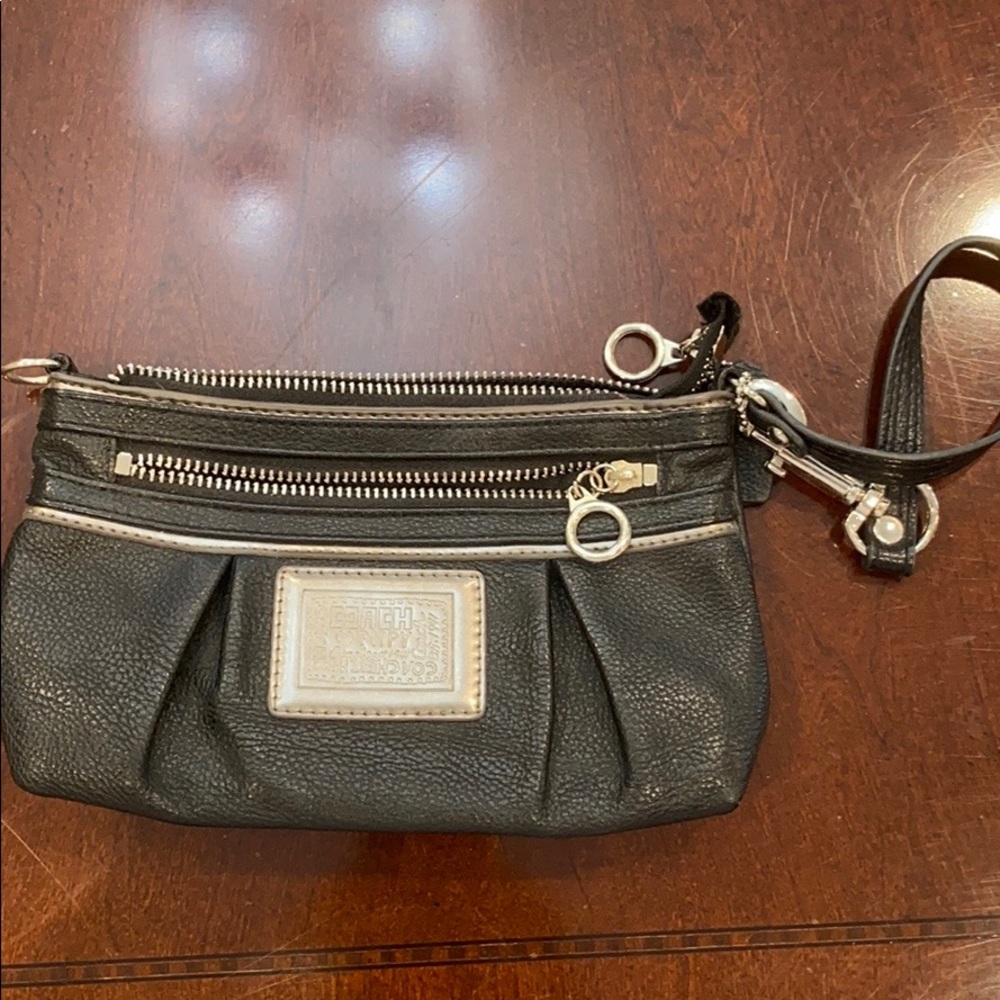 Coach x Poppy wristlet